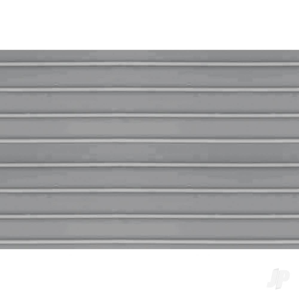 JTT Ribbed Roof, HO-Scale, 1:100, (2 per pack) 97407