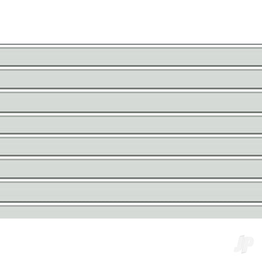 JTT Ribbed Roof, HO-Scale, 1:100, (2 per pack) 97407