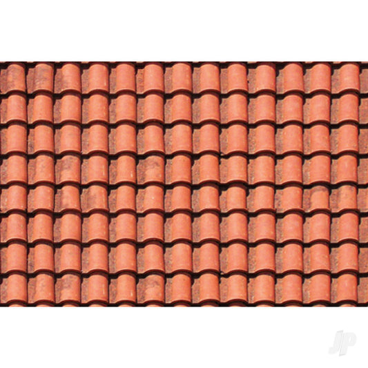JTT Spanish Tile, 1:200, N-Scale, (2 per pack) 97433