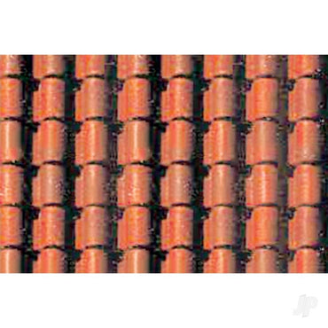 JTT Spanish Tile, 1:100, HO-Scale, (2 per pack) 97434