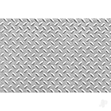 JTT Diamond Plate, 1:100, HO-Scale, (2 per pack) 97449