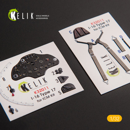 Kelik K3D32011 1:32 Polikarpov I-16 type 17