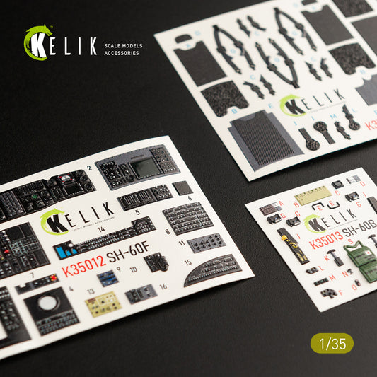 Kelik K3D35012 1:35 Sikorsky SH-60F Ocean Hawk interior