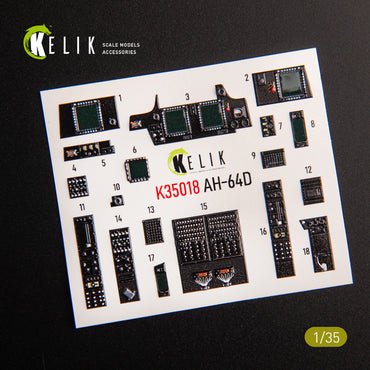 Kelik K3D35018 1:35 Bell/Boeing AH-64D Apache interior