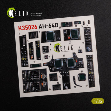 Kelik K3D35026 1:35 Bell/Boeing AH-64D Apache interior