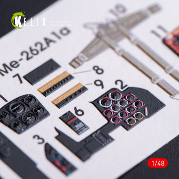 Kelik K3D48004 1:48 Messerschmitt Me-262A-1 interior