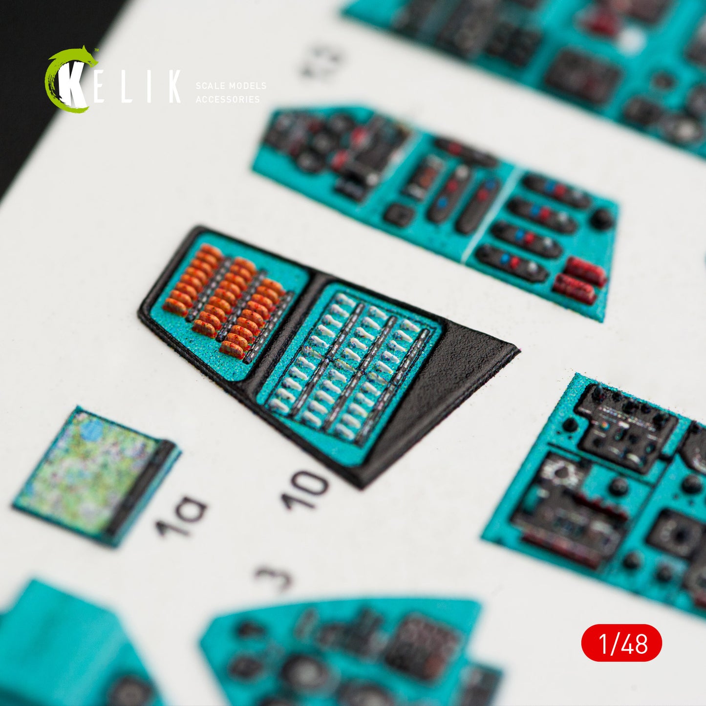 Kelik K3D48024 1:48 Mil MI-24P interior