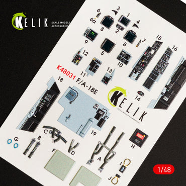 Kelik K3D48031 1:48 Boeing F/A-18E Super Hornet interior