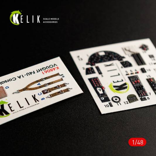 Kelik K3D48061 1:48 Vought F4U-1A Corsair interior