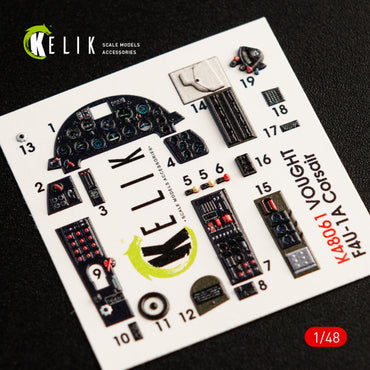 Kelik K3D48061 1:48 Vought F4U-1A Corsair interior
