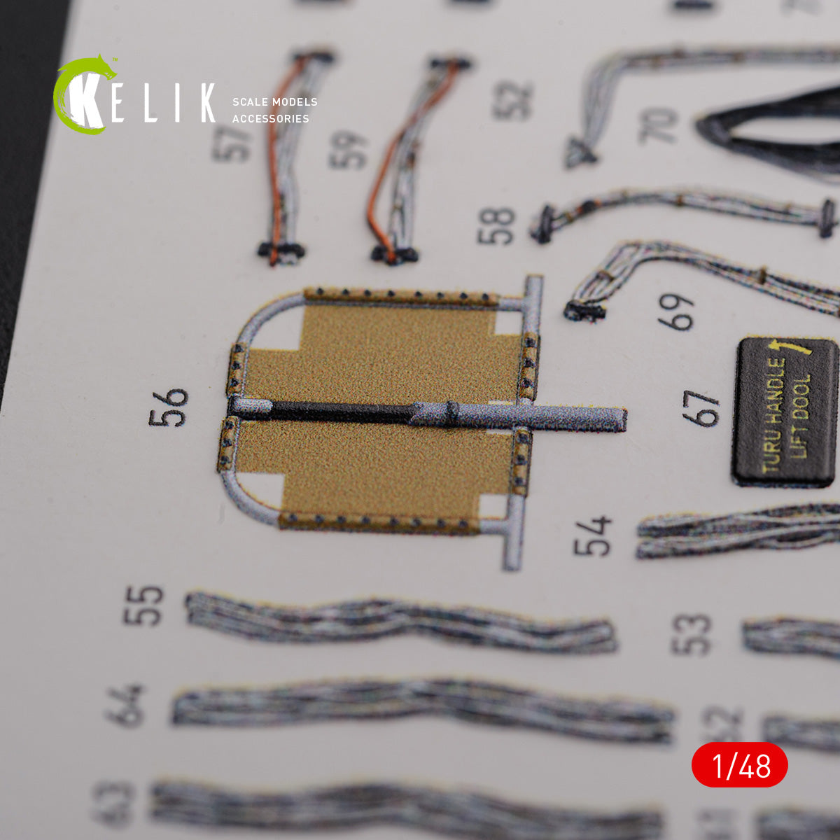Kelik K3D48091 1:48 Boeing CH-46E Cargo compartment interior
