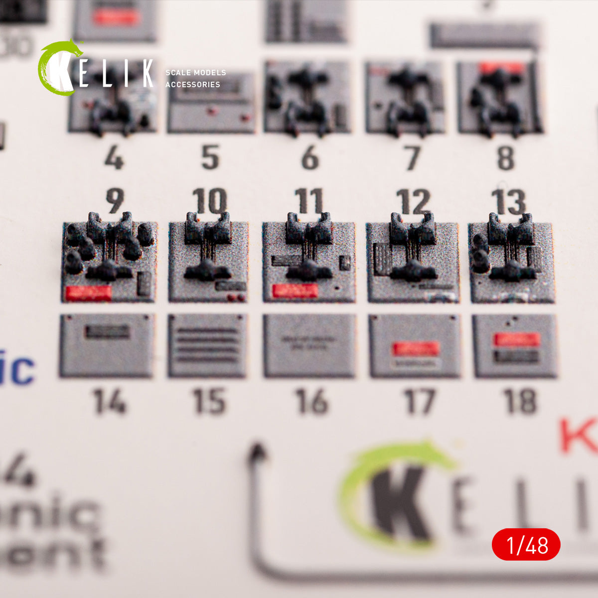Kelik K3D48121 1:48 Lockheed F-104 series Electrical Equipment