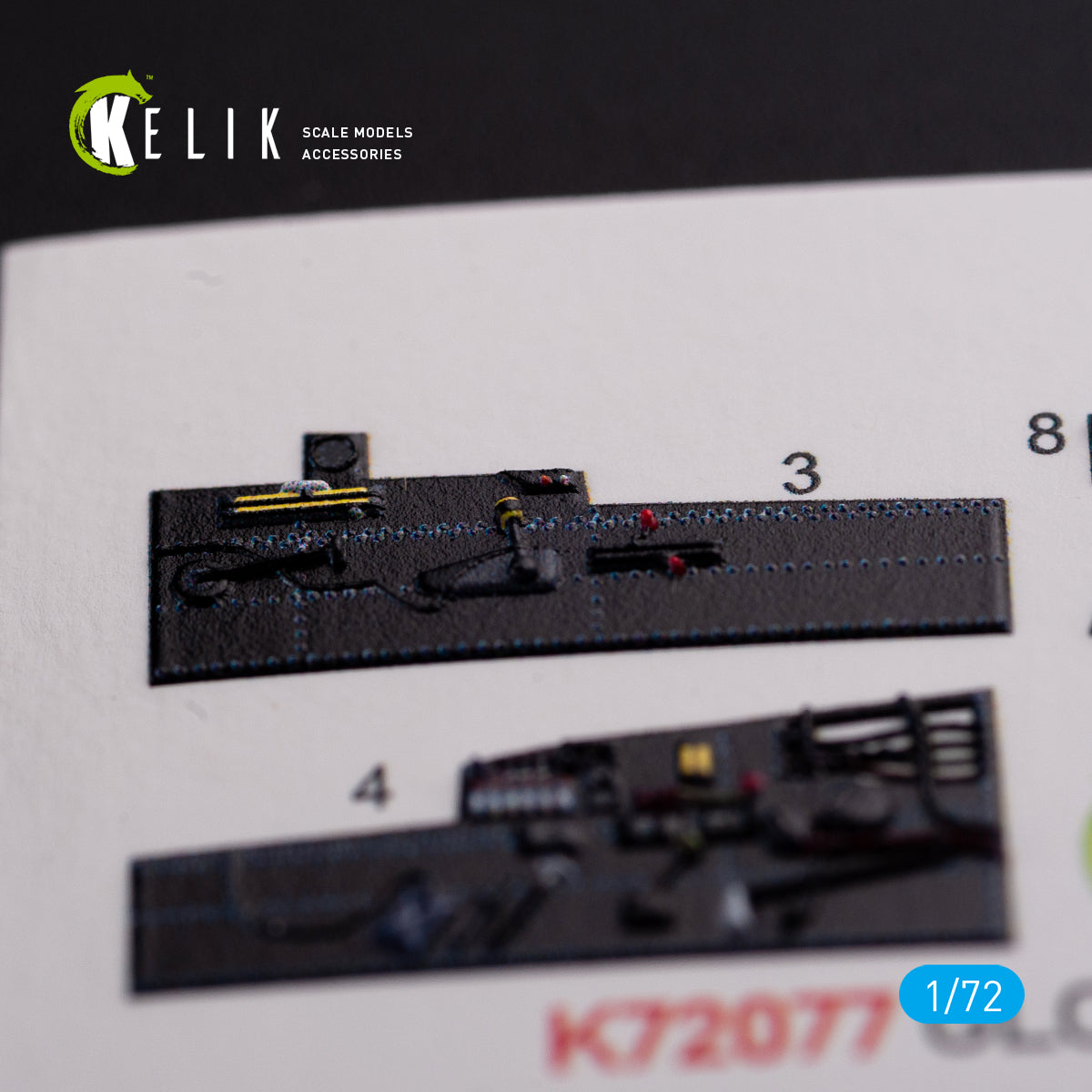 Kelik K3D72077 1:72 Gloster Meteor F.8 interior