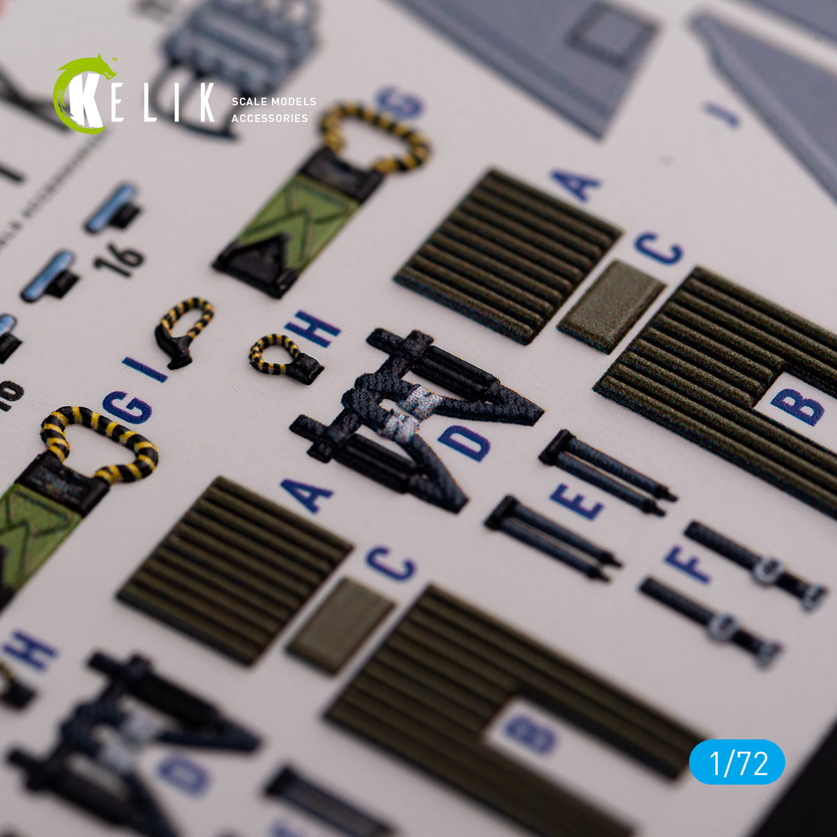 Kelik K3D72080 1:72 Grumman A-6A Knight Rider interior