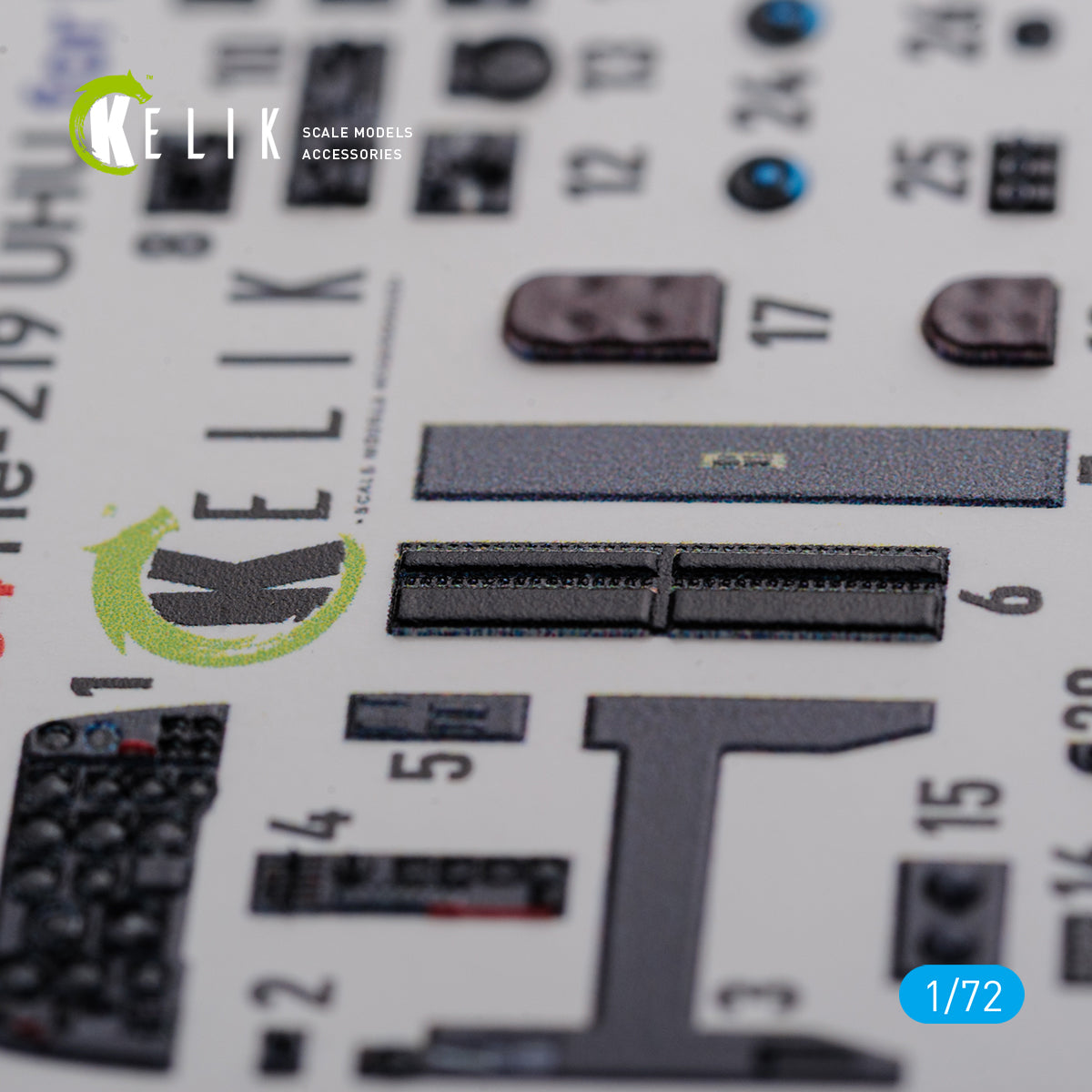 Kelik K3D72104 1:72 Heinkel He-219 UHU interior