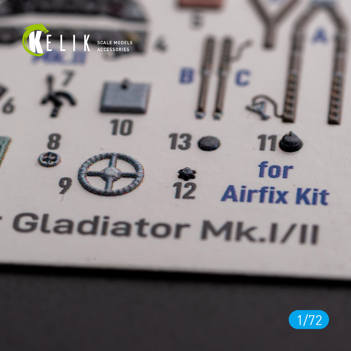 Kelik K3D72128 1:72 Gloster Gladiator Mk.I/Mk.II