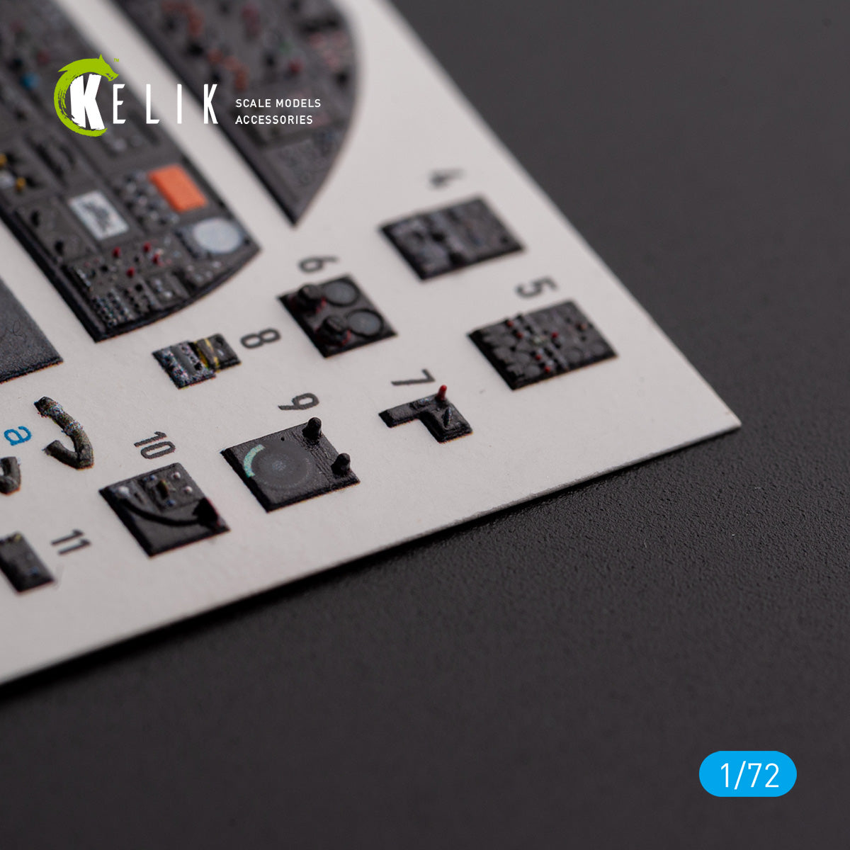 Kelik K3D72136 1:72 AVRO VULCAN B.2 Rear cockpit