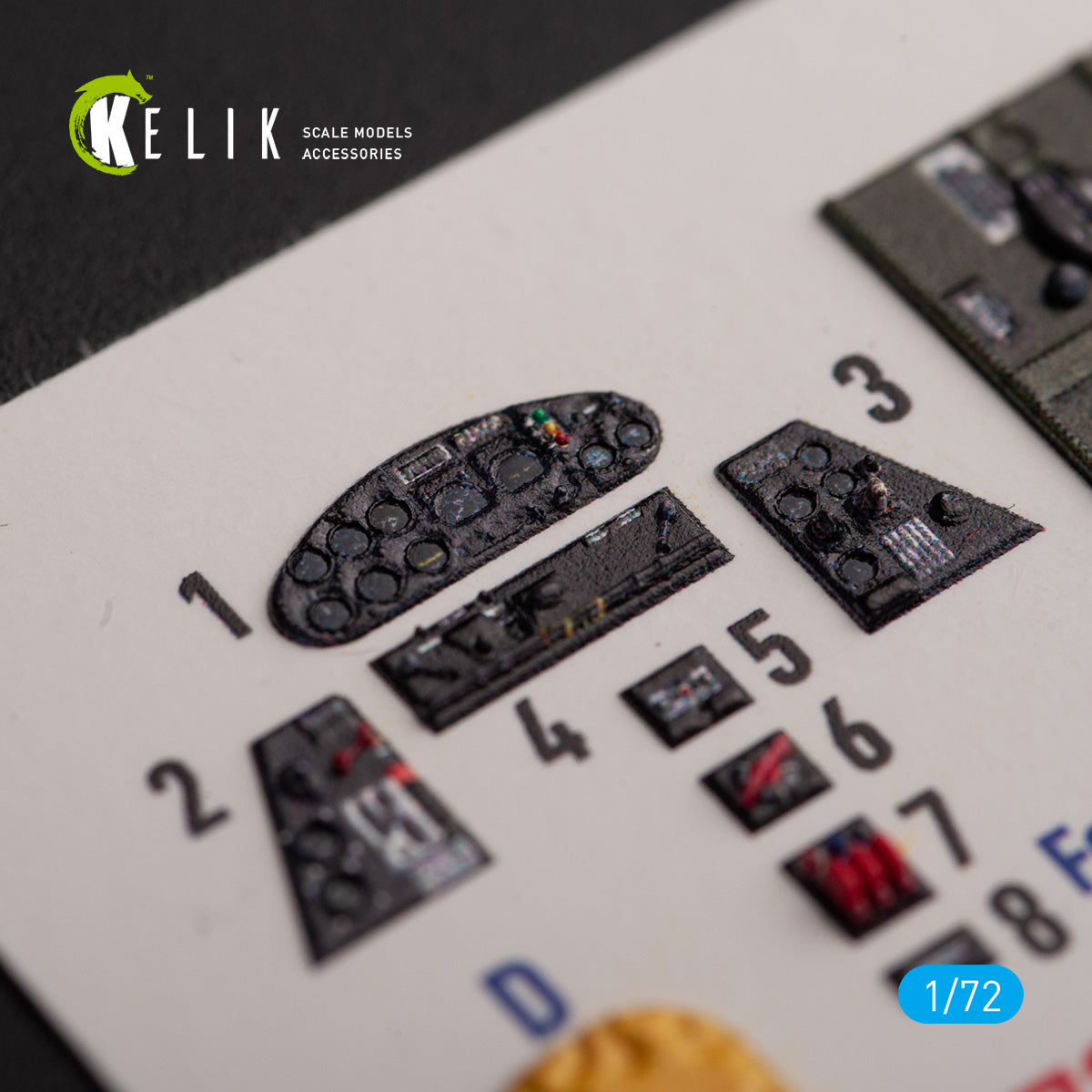 Kelik K3D72156 1:72 Grumman TBM-3E Avenger- interior 3D-decals