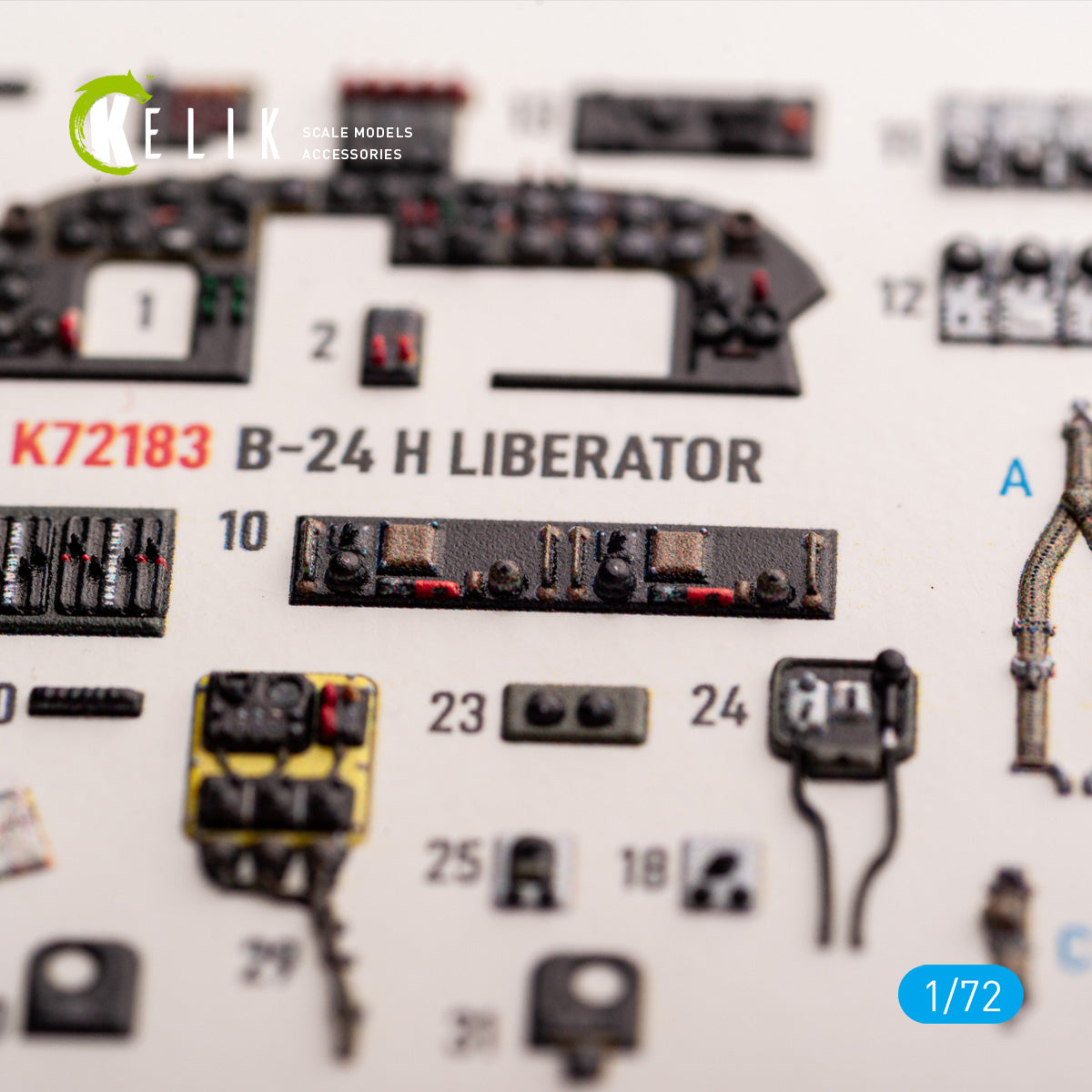 Kelik K3D72183 1:72 Consolidated B-24H Liberator