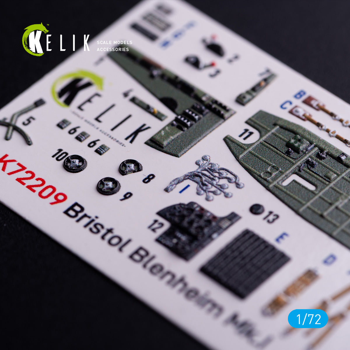 Kelik K3D72209 1:72 Bristol Blenheim Mk.I