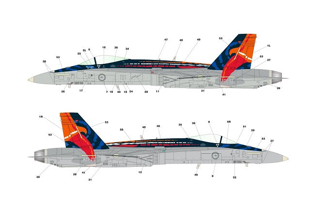 Kinetic Model Kits K48131 1:48 McDonnell-Douglas F/A-18A Hornet RAAF Worimi