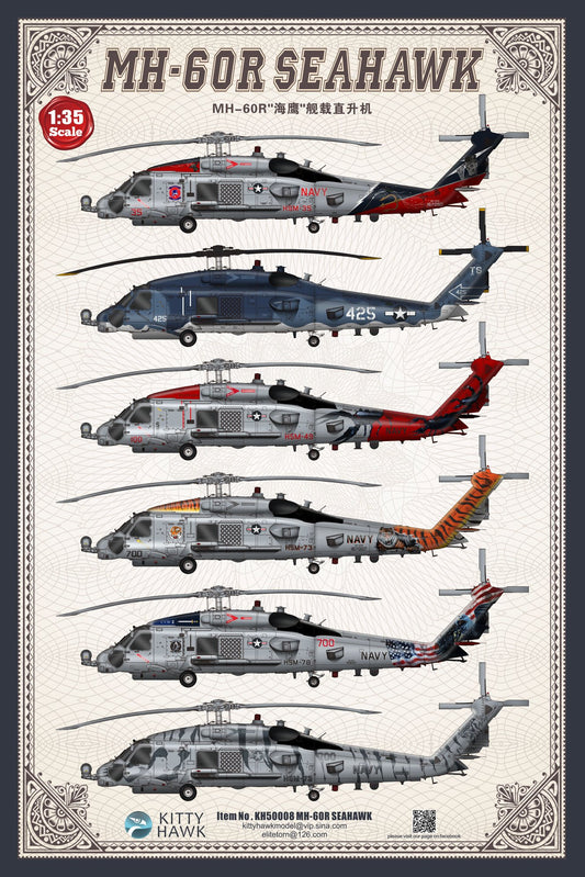 Kitty Hawk Models KH50008 1:35 Sikorky MH-60R Sea Hawk