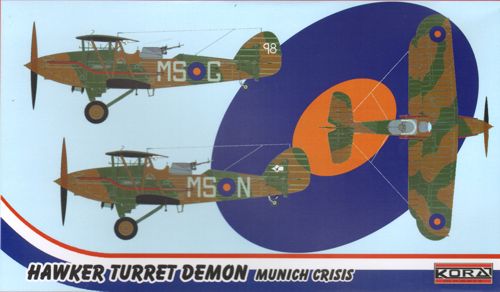 Kora KORA72181 1:72 Hawker Turret Demon Munich Crisis