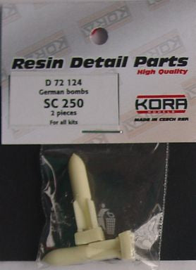 Kora KORAD72124 1:72 2 x German bombs SC-250