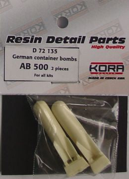 Kora KORAD72135 1:72 2 x German bombs AB 500 container bombs