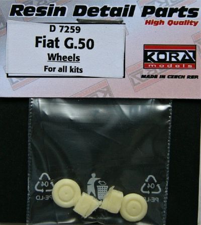 Kora KORAD7259 1:72 Wheels for Fiat G.50