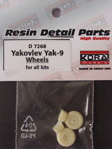 Kora KORAD7268 1:72 Wheels for Yakovlev Yak-9