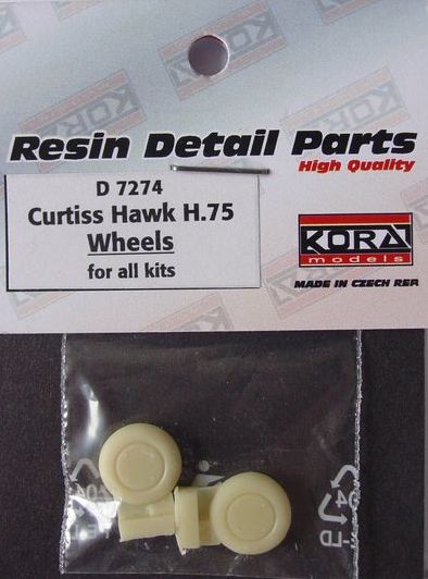 Kora KORAD7274 1:72 Wheels for Curtiss Hawk H-75
