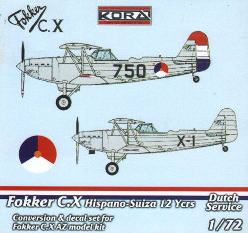 Kora KORC7256 1:72 Fokker C.X HS Engine