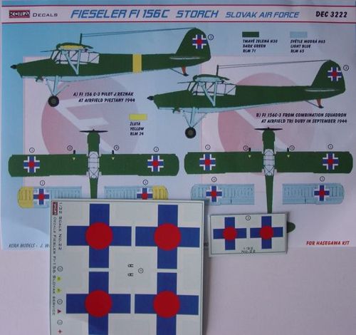 Kora KORD3222 1:32 Fieseler Fi-156C 'Storch'