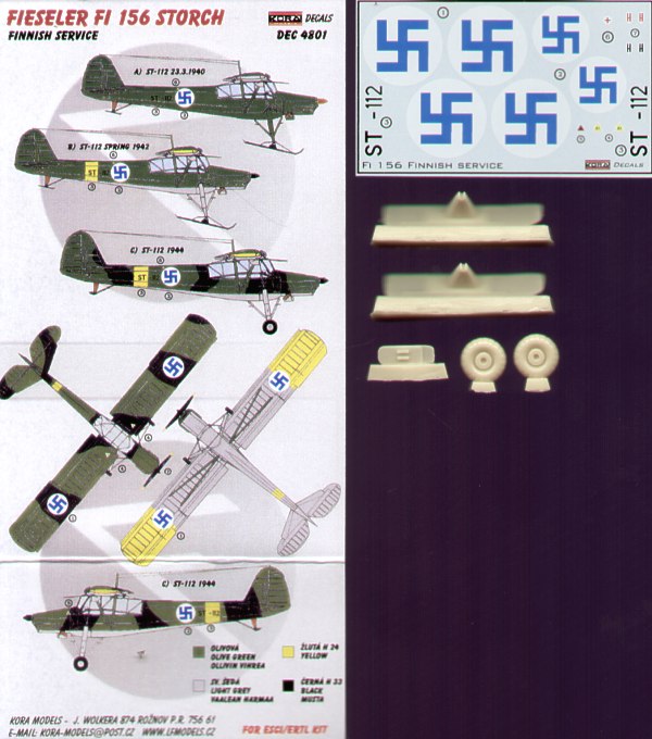 Kora KORD4801 1:48 Fieseler Fi-156K-1 'Storch'