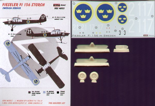 Kora KORD4803 1:48 Fieseler Fi-156S-14 'Storch'