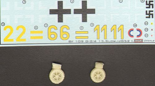 Kora KORD72101 1:72 Messerschmitt Bf-109G-2/Bf-109G-4
