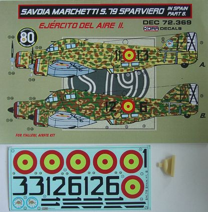 Kora KORD72369 1:72 Savoia-Marchetti SM.79 Sparviero in Spain Vol.8