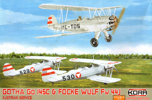 Kora KPK72068 1:72 Gotha Go-145A & Focke-Wulf Fw-44J Austrian Service