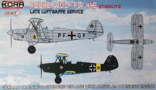 Kora KPK72074 1:72 Focke-Wulf Fw-44E Steiglitz Late Luftwaffe Service