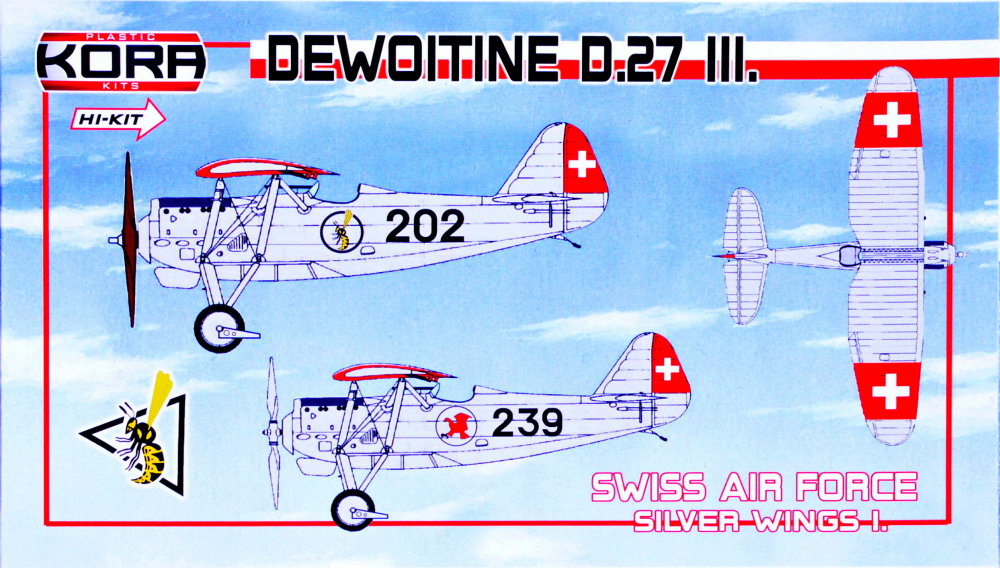 Kora KPK72078 1:72 Dewoitine D.27 III