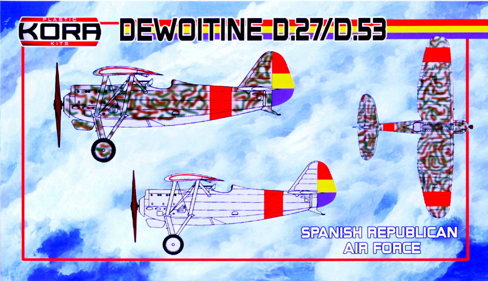 Kora KPK72088 1:72 Dewoitine D.27/D.53 Spanish Republian AF