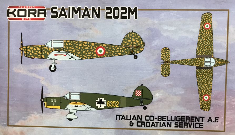 Kora KPK72093 1:72 Saiman 202M Italian Co-Bellig.AF & Croatia