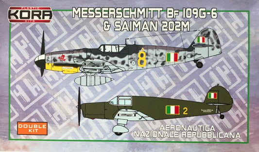 Kora KPK72096 1:72 Messerschmitt Bf-109G-6 and Saiman 202M ANR