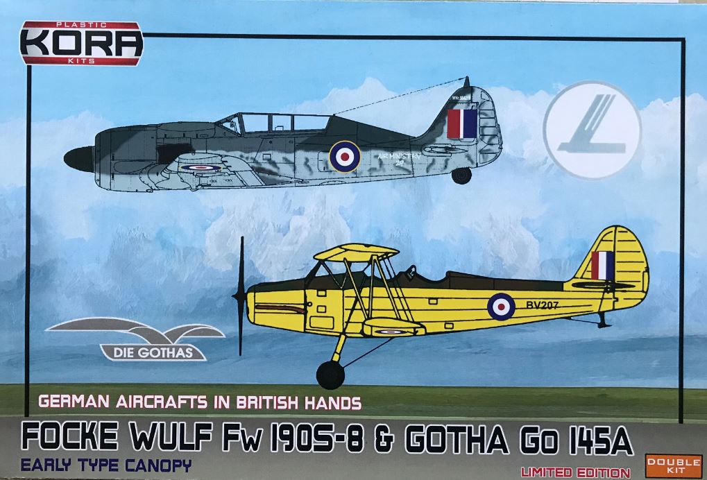 Kora KPK72099 1:72 Focke-Wulf Fw-190S-8 and Gotha Go-145A-1