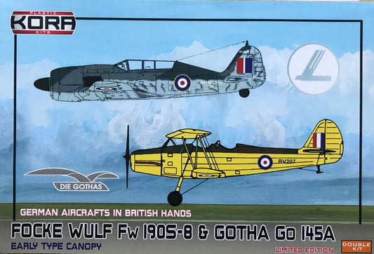 Kora KPK72099 1:72 Focke-Wulf Fw-190S-8 and Gotha Go-145A-1