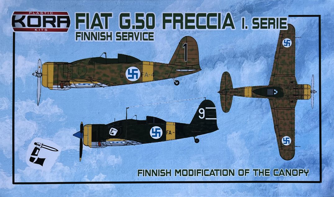 Kora KPK72162 1:72 Fiat G.50 Freccia I.serie Finnish Service