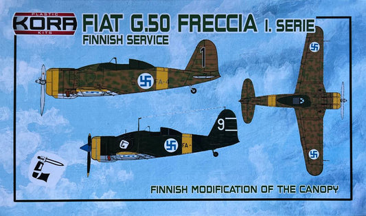 Kora KPK72162 1:72 Fiat G.50 Freccia I.serie Finnish Service