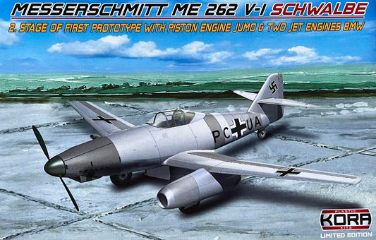 Kora KPK72169 Me-262V-1 Schwalbe 2nd Stage Kit with PE 1:72