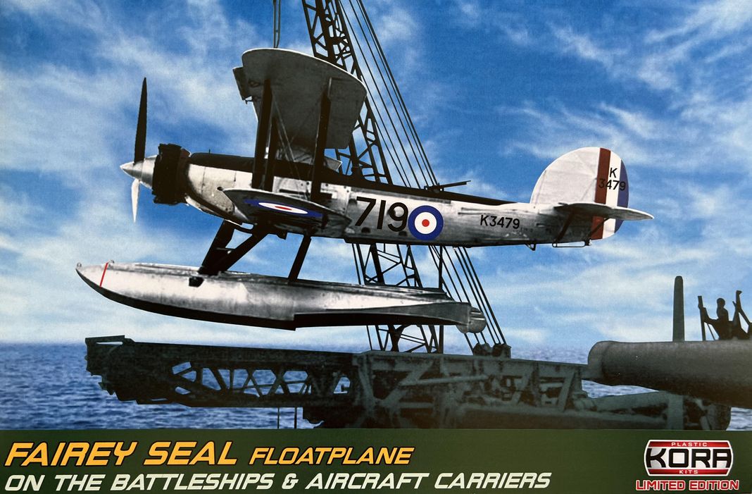 Kora KPK72175 1:72 Fairey Seal Floatplane on the battleship & air